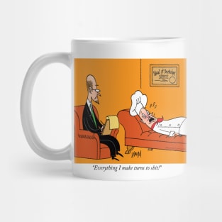 Sad Chef Psych Session Mug